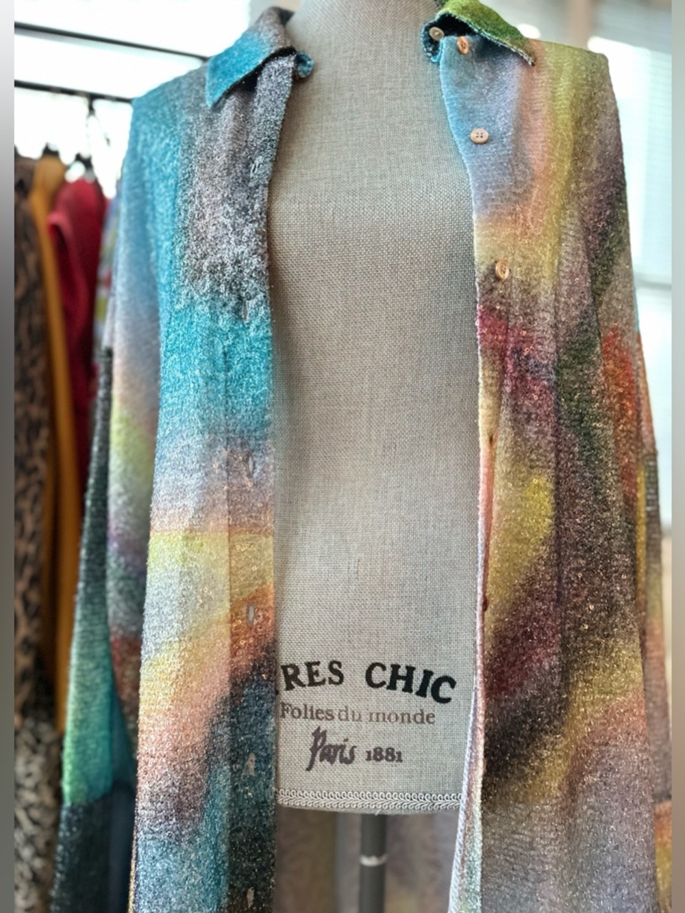 Acne Studios Glitter Shirt Jacket - Picture 9 of 16